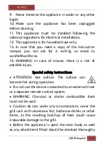 Preview for 9 page of Orbegozo BC 3655 Instruction Manual