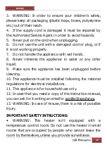 Предварительный просмотр 10 страницы Orbegozo BP 0206 Instruction Manual