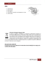 Предварительный просмотр 19 страницы Orbegozo BP 5005 A Instruction Manual