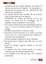 Предварительный просмотр 17 страницы Orbegozo BPM 0105 Instruction Manual