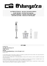 Preview for 1 page of Orbegozo BT 2690 Instruction Manual