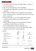 Preview for 11 page of Orbegozo BT 2690 Instruction Manual