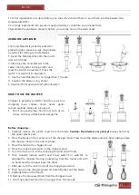 Предварительный просмотр 11 страницы Orbegozo BT 2770 Instruction Manual