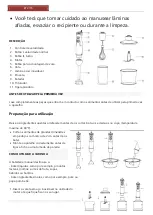 Предварительный просмотр 22 страницы Orbegozo BT 2770 Instruction Manual