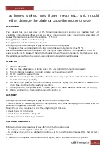 Preview for 12 page of Orbegozo BV 12060 Instruction Manual