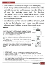 Preview for 10 page of Orbegozo BV 3400 Instruction Manual