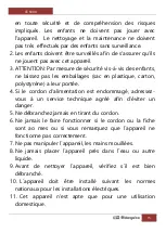 Preview for 13 page of Orbegozo CE 6000 Instruction Manual