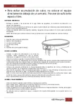 Предварительный просмотр 5 страницы Orbegozo CM 2360 Instruction Manual