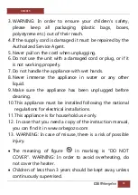 Preview for 10 page of Orbegozo CM 9015 Instruction Manual