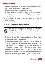 Предварительный просмотр 10 страницы Orbegozo CR 4000 Instruction Manual