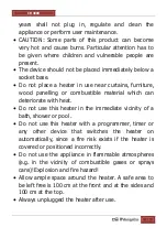 Предварительный просмотр 11 страницы Orbegozo CR 4000 Instruction Manual