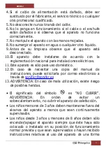 Preview for 3 page of Orbegozo CR 5012 Instruction Manual