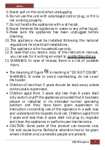 Preview for 8 page of Orbegozo CR 5012 Instruction Manual