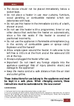 Preview for 9 page of Orbegozo CR 5012 Instruction Manual