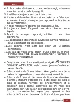 Preview for 13 page of Orbegozo CR 5012 Instruction Manual