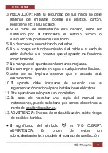 Preview for 3 page of Orbegozo CR 5016 Instruction Manual