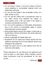 Предварительный просмотр 13 страницы Orbegozo CR 5028 Instruction Manual