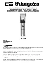 Orbegozo CTP 2500 Instruction Manual preview