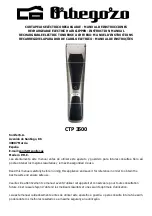 Orbegozo CTP 3500 Instruction Manual preview