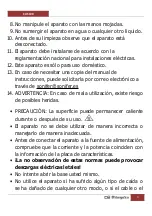 Preview for 3 page of Orbegozo CU 5100 Instruction Manual