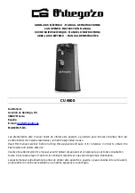 Orbegozo CU 6500 Instruction Manual preview