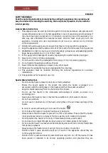 Предварительный просмотр 7 страницы Orbegozo CV 2650 Instruction Manual