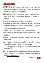 Предварительный просмотр 21 страницы Orbegozo CVT 3650 A Instruction Manual
