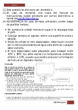 Preview for 3 page of Orbegozo DA 5525 Instruction Manual