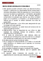 Preview for 2 page of Orbegozo DA 5650 Instruction Manual