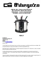 Orbegozo FDR 17 Instruction Manual preview