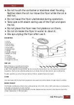 Предварительный просмотр 10 страницы Orbegozo FDR 17 Instruction Manual