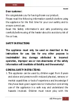 Preview for 7 page of Orbegozo FH 5001 Instruction Manual