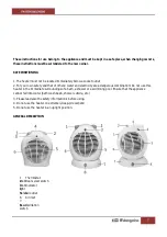 Предварительный просмотр 11 страницы Orbegozo FH 5550 Instruction Manual