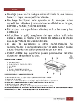 Preview for 4 page of Orbegozo GR 3100 Instruction Manual