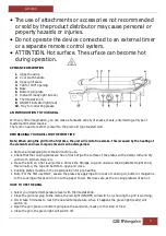 Предварительный просмотр 9 страницы Orbegozo GR 3800 Instruction Manual