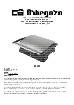 Orbegozo GR 4600 Instruction Manual preview