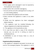 Preview for 11 page of Orbegozo HOT 256 Instruction Manual