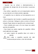 Preview for 32 page of Orbegozo HOT 256 Instruction Manual