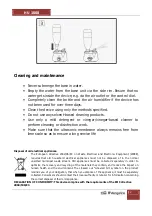 Preview for 12 page of Orbegozo HU 1000 Instruction Manual