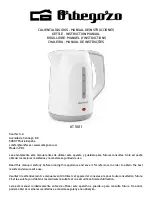 Orbegozo KT 5011 Instruction Manual preview