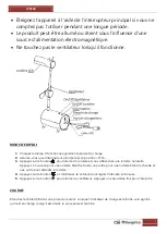 Предварительный просмотр 9 страницы Orbegozo LP 2500 Instruction Manual