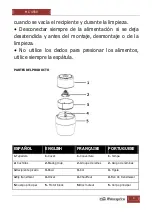 Preview for 4 page of Orbegozo MC 4550 Instruction Manual