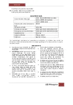 Preview for 29 page of Orbegozo MIG 2027 Instruction Manual