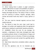 Preview for 21 page of Orbegozo MIG 2330 Instruction Manual