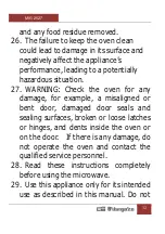 Preview for 32 page of Orbegozo MIG 2527 Instruction Manual