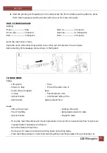 Preview for 17 page of Orbegozo MP 1550 Instruction Manual