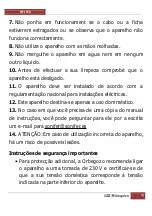 Preview for 30 page of Orbegozo MP 1550 Instruction Manual