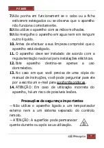 Preview for 18 page of Orbegozo PE 2605 Instruction Manual