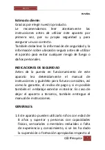 Preview for 2 page of Orbegozo PHF 25 Instruction Manual