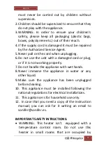 Preview for 10 page of Orbegozo PHF 25 Instruction Manual